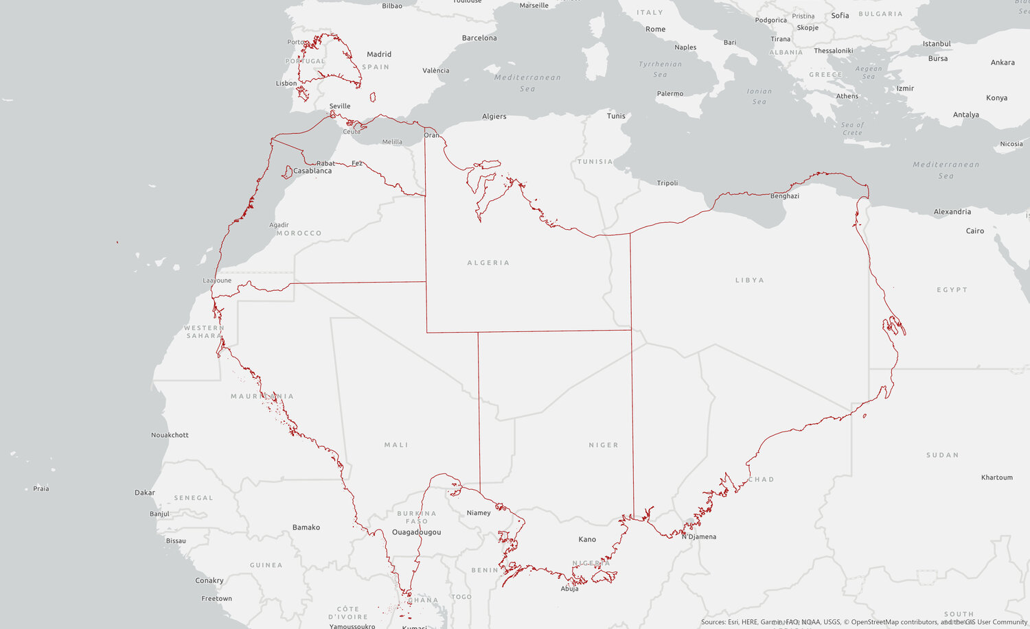 South-eastern Australia is geographically similar to Morocco. This is where Australia would be if if were in the Northern Hemisphere, based on its latitude. Map generated by the Spatial Data Analysis Network (SPAN), Charles Sturt University for visual demonstration only as the longitute is inaccurate.